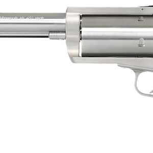 Magnum Research BFR500SW7 BFR Long Cylinder Large 500 S&W Mag 5 Shot 7.50" Brushed Stainless Steel Barrel, Cylinder & Frame, Black Rubber Grip, Exposed Hammer