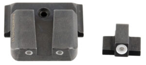 AmeriGlo SW801 Classic Tritium Sight Set for Smith & Wesson M&P Green Tritium White Outline Front Sight-Green Tritium White Outline Rear Sight