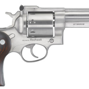Ruger 5059 Redhawk *MA Compliant 357 Mag  4.20" Barrel 8rd Triple-Locking Cylinder, Satin Stainless Steel, Hardwood Grip, Transfer bar Safety