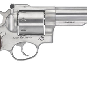 Ruger 5060 Redhawk  357 Mag  5.50" Barrel 8rd Triple-Locking Cylinder, Satin Stainless Steel, Hardwood Grip, Transfer Bar Safety