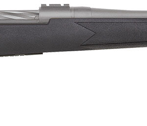 Mossberg 28005 Patriot  243 Win 5+1 22" Stainless Cerakote Fluted Barrel, Stainless Cerakote Receiver Drilled & Tapped, Black Fixed Synthetic Stock, Right Hand