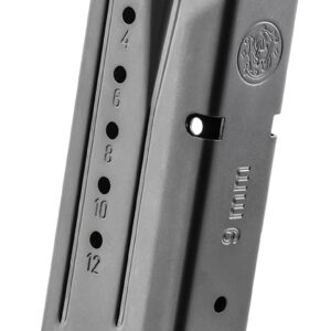 Smith & Wesson 194530000 M&P Compact 12rd 9mmLuger Blued Steel