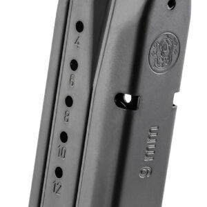 Smith & Wesson 194540000 M&P Compact 12rd 9mmLuger Blued Steel