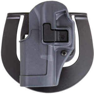 Blackhawk 413502BKL Serpa CQC Sportster OWB Size 02 Gun Metal Gray Polymer Paddle Compatible w/Glock 19/23/32/36/45 Left Hand