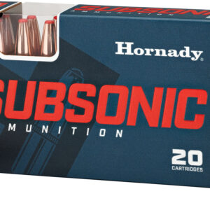 Hornady 80877 Subsonic Rifle 300Blackout 190gr Sub X 20 Per Box/10 Case
