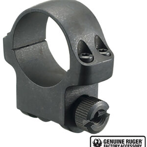 Ruger 90278 4BHM Scope Ring  Matte Black 1" Medium
