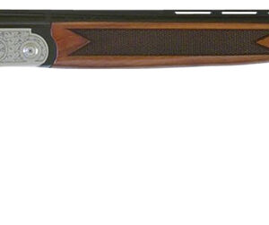TriStar 30418 Setter S/T  Full Size 410 Gauge Break Open 3" 2rd 28" Black Vent Rib Barrel, Engraved Silver Steel Receiver, Fixed Turkish Walnut Stock, Beretta/Benelli Chokes, Right Hand