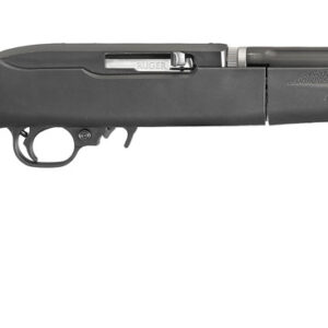 Ruger 21133 10/22 Takedown Full Size 22 LR 10+1 16.12" Satin Black Fluted Threaded Barrel & Receiver, Black Synthetic Ruger Modular System Stock, Right Hand