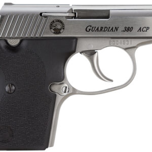 North American Arms 380GUARDIAN Guardian  380 ACP 6+1 2.50" Stainless Steel Barrel, Stainless Steel Serrated Slide, Stainless Steel Frame, Black Rubber Grip, Right Hand