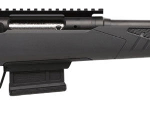Savage Arms 57140 110 Haymaker 450 Bushmaster 4+1 18" Barrel, Matte Black Metal, Black Fixed AccuStock with AccuFit