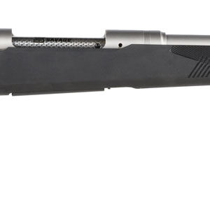 Savage Arms 57044 110 Brush Hunter Full Size 375 Ruger 3+1 20" Matte Threaded Barrel, Matte Drilled & Tapped Stainless Steel Receiver, Fixed Matte Black Synthetic Stock, Right Hand