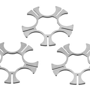 Ruger 90516 Moon Clip Full Ruger SP101 9mm Luger 5rd Stainless Steel 3 Per Pack