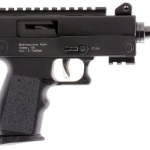 MasterPiece Arms 57DMG Defender  5.7x28mm 20+1 5" Threaded Barrel w/Muzzle Brake, Machined Aluminum Lower Receiver w/Picatinny Accessory Rail, Compatible w/FN 57 20rd & 30rd Magazines, Aluminum Grips