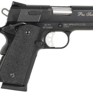 Smith & Wesson 178020 PC 1911 Pro Sub-Compact Frame 45 ACP 7+1, 3" Stainless Steel Barrel, Black Serrated Carbon Steel Slide, Black Aluminum Frame w/Beavertail, Black Stippled Grip