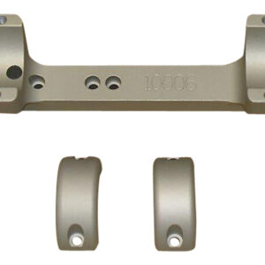 DNZ 10005 Game Reaper Scope Mount/Ring Combo Silver 1" Tube Fits TCA Impact/Triumph/Pro Hunter FX/Pro Hunter/Omega/Encore Rifle, Medium Rings