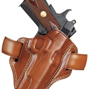 Galco CM112 Combat Master  OWB Tan Leather Belt Slide Fits S&W K Frame Fits Ruger Security-Six Right Hand