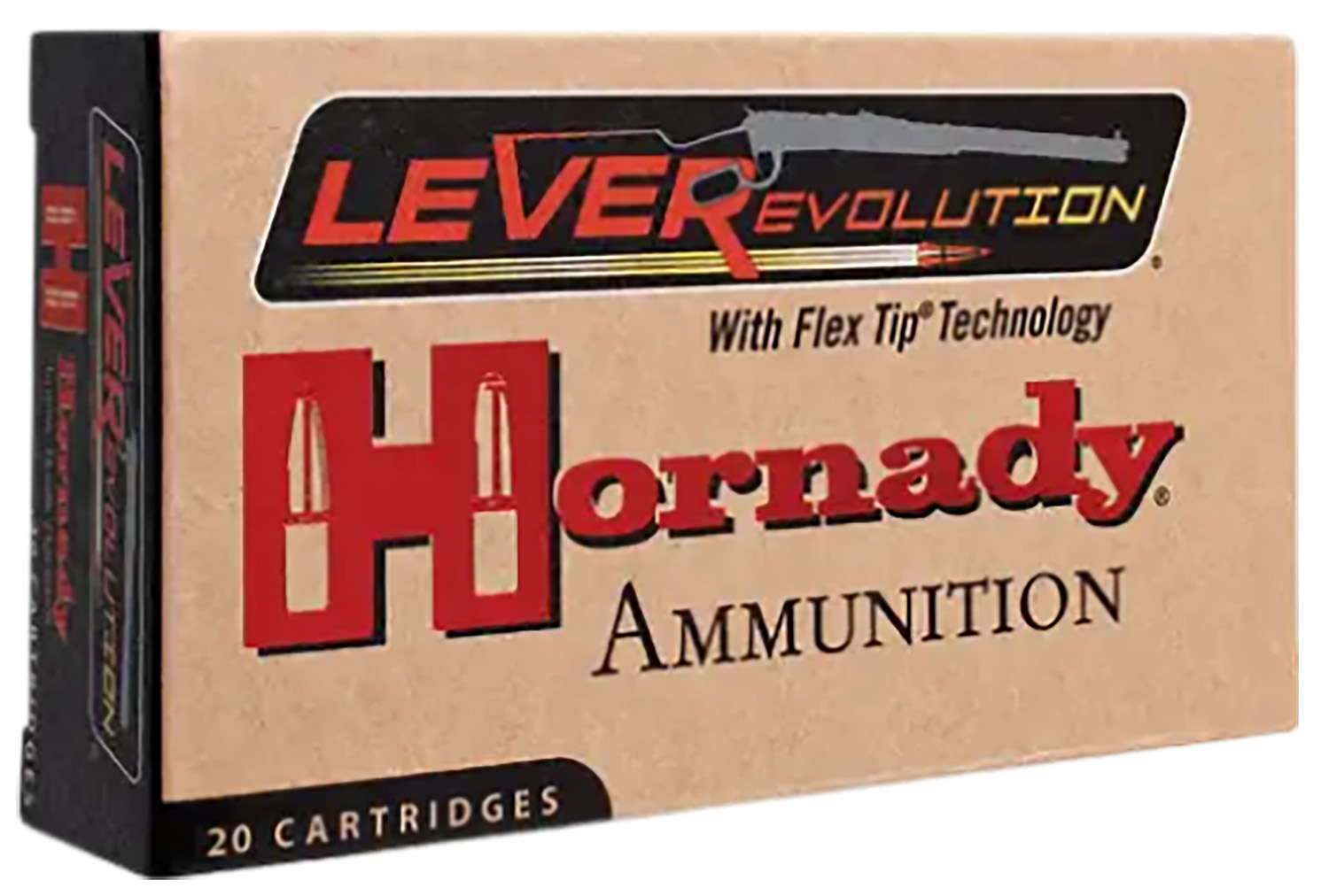 Hornady 82741 LEVERevolution 45-70Gov 250gr MonoFlex 20 Per Box/10 Case