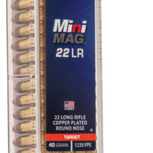 CCI 0030 Mini-Mag High Velocity 22LR 40gr Copper Plated Round Nose 100 Per Box/50 Case