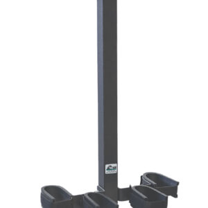 Rugged Gear 11094 Wall Mount Removeable Black Steel Holds 4 Rifle/Shotgun