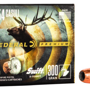 Federal P454SA Premium  454Casull 300gr Swift A Frame 20 Per Box/10 Case