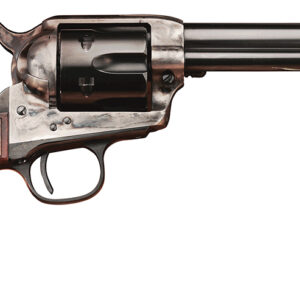 Taylors & Company 4109DE Smoke Wagon Deluxe 45 Colt (LC) 6rd 4.75" Blued Cylinder & Barrel Color Case Hardened Steel Frame Checkered Walnut Grip