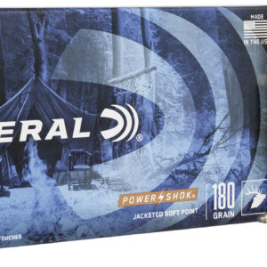 Federal 300WBS Power-Shok  300WinMag 180gr Jacketed Soft Point 20 Per Box/10 Case