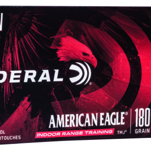 Federal AE40N1 American Eagle Indoor Range Training 40S&W 180gr Total Metal Jacket 50 Per Box/20 Case