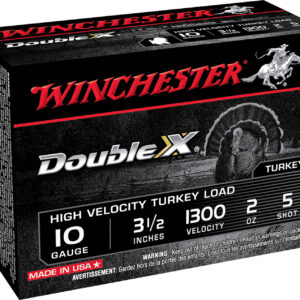 Winchester Ammo STH105 Double X High Velocity Turkey 10Gauge 3.50" 2oz 5Shot 10 Per Box/10 Case