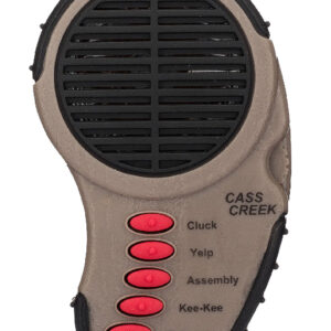 Cass Creek 969 Ergo Electronic  Turkey Call, 5 Authentic Turkey Sounds, Brown Plastic Includes Belt Clip