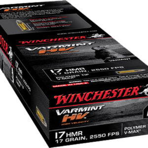 Winchester Ammo S17HMR1 Varmint HV  17HMR 17gr Hornady V Max 50 Per Box/20 Case