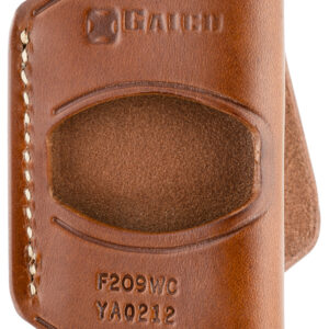 Galco YAQ212 Yaqui  OWB Tan Leather Belt Slide Fits 1911 Fits 3-5" Barrel Right Hand
