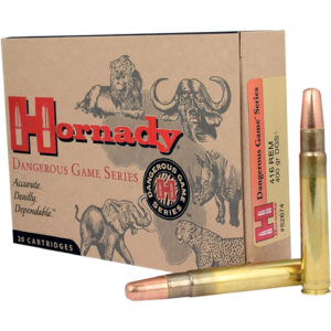Hornady 82674 Dangerous Game  416RemMag 400gr Dangerous Game Solid 20 Per Box/6 Case