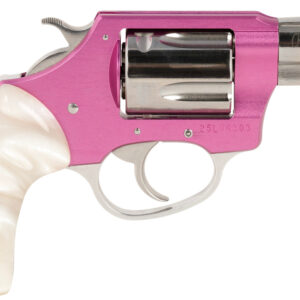 Charter Arms 53839 Undercover Lite Chic Lady Small 38 Special 5 Shot 2" High Polished Stainless Steel Barrel & Cylinder, Pink Aluminum Frame, Pearl Grip, Exposed Hammer