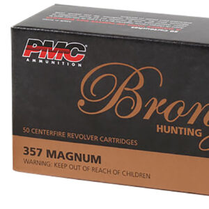 PMC 357A Bronze  357Mag 158gr Jacketed Soft Point 50 Per Box/20 Case