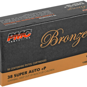 PMC 38SA Bronze  38Super+P 130gr Full Metal Jacket 50 Per Box/20 Case