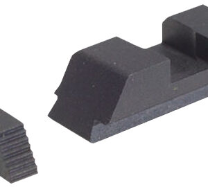 AmeriGlo GT504 Range Series Sight Set for Glock  Black Serrated Front-Black Rear