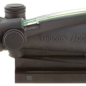 Trijicon 100156 ACOG  Black Hardcoat Anodized 3.5x35mm Illuminated Green Horseshoe .223/5.56 BDC Reticle