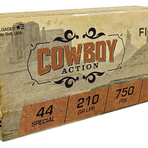 Fiocchi 44SCA Cowboy Action  44S&WSpl 210gr Lead Flat Point 50 Per Box/10 Case