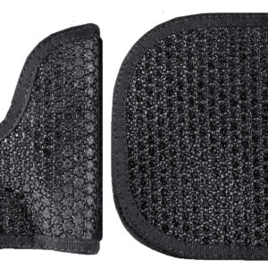 DeSantis Gunhide M44BJP6Z0 Super Fly  Pocket Black Rubberized Fabric Fits Colt Mustang Ambidextrous