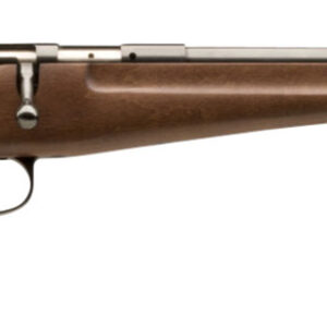 Savage Arms 13815 Rascal  Youth 22 LR 1rd 16.13" Matte Black Sporter Barrel, Matte Black Carbon Steel Receiver, Satin Brown Fixed Wood Stock, Right Hand