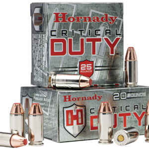 Hornady 90236 Critical Duty  9mmLuger 135gr Hornady FlexLock 25 Per Box/10 Case