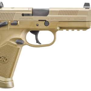 FN 66968 FNX Tactical 45 ACP  5.30" Threaded Barrel 15+1 ,  Flat Dark Earth , Manual Safety , Night Sights