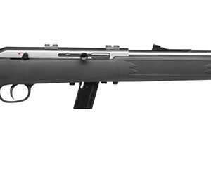 Savage Arms 31000 64 FSS Full Size 22 LR 10+1 21" Matte Sporter Barrel, Matte Drilled & Tapped Stainless Steel Receiver, Matte Black Fixed Synthetic Stock, Right Hand