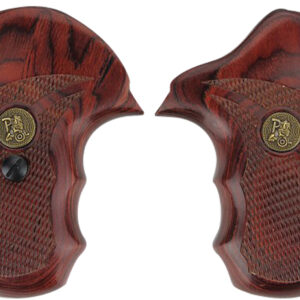 Pachmayr 63000 Renegade Grip Checkered Rosewood Laminate with Finger Grooves for S&W J Frame