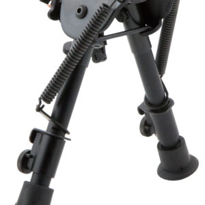 Harris Bipods BR1A2 Non-Swivel BR Bipod Black 6-9" Steel/Aluminum
