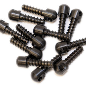GrovTec US Inc GTHM51 Wood Screw  Swivel Studs 0.75" 12-Pack Black