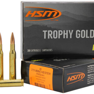 HSM 270150VLD Trophy Gold Extended Range 270 Win 150 gr Berger Hunting VLD Match 20 Per Box/ 20 Case