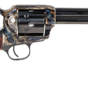 Taylors & Company 555130 Gambler  45 Colt (LC) Caliber with 5.50" Blued Finish Barrel, 6rd Capacity Blued Finish Cylinder, Color Case Hardened Finish Steel Frame & Checkered Walnut Grip