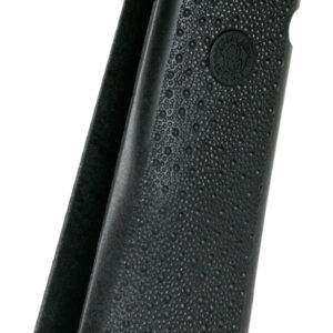 Hogue 45190 OverMolded Grip Panels Cobblestone Black Nylon with Palm Swells for 1911 Government