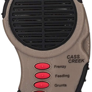 Cass Creek CC034 Ergo Electronic  Boar Call, 5 Authentic Sounds, Brown Plastic, Includes Belt Clip & External Speaker Input Jack
